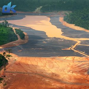 Géomembrane Dingkun 0,3 mm 0,5 mm 1 mm, revêtement de bassin, revêtement de bassin pour crevettes, géomembrane HDPE 1,5 mm pour revêtement de pente raide, décharge - Product Image 3