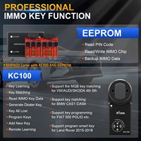 XTOOL X100 PAD3 Strumento di Programmazione Chiavi Auto con Controllo Bidirezionale KC100, Diagnostica Completa OBD2 per Tutti i Sistemi Auto