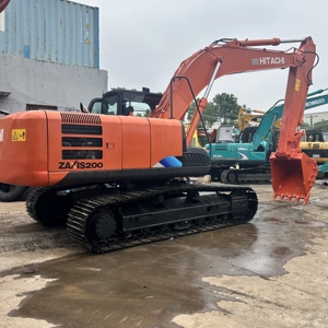 รถขุดไฮดรอลิกแบบตีนตะขาบ HITACHI ZX200-5G ปี 2023 มือสอง ขนาด 20 ตัน พร้อมเครื่องยนต์และปั๊ม Isuzu สำหรับงานก่อสร้าง - Product Image 5