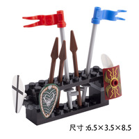 100-20 Blocs de construction créatifs MOC Jouets 3010 3009 3008 Briques Scènes de châteaux anciens/soldats/armes de siège (NO.PA01264)