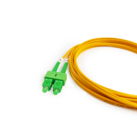Cordon de brassage fibre optique GYAPT SC/APC-SC/APC monomode duplex de haute qualité SC/APC pour FTTH
