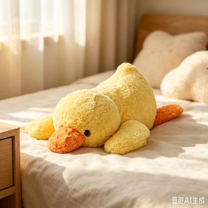 <span class=keywords><strong>Niuniu</strong></span> Daddy Pato Amarillo de Peluche con Peso, 20 Pulgadas, 3.3 Libras, Relleno de Nanopartículas de Poliéster, Almohada Corporal Pesada y Calmante, Sensorial para el Regazo - Product Image 3