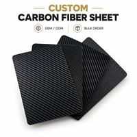 Feuille de composite carbone brillant à armature multiple, fabriquée sur mesure pour composants décoratifs, feuille de fibre de carbone