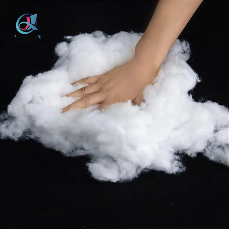 Recycled Polyester Fiber  High Resilience polyfill for Pillow Filling  Dolls DIY and Home Decoration Projects