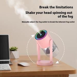 Shakes Head Desktop Portable Humidifier New Projection Starry Sky Top <b>USB</b> Heavy Fog Vehicle New Rotating Aromatherapy Machine - Product Image 4