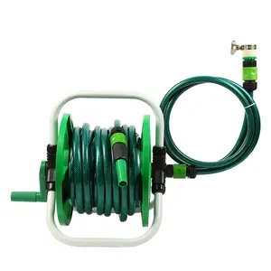 Cung Cấp Bán Buôn 15M Vườn Waterring Xe Rửa Nhựa Phun Nước Thẳng Hose Reel