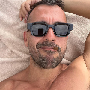 Gafas <span class=keywords><strong>de</strong></span> <span class=keywords><strong>Sol</strong></span> Candy Men 8932 2023, Gafas Transparentes <span class=keywords><strong>de</strong></span> Lujo, Gafas <span class=keywords><strong>de</strong></span> <span class=keywords><strong>Sol</strong></span> Personalizadas con Logotipo <span class=keywords><strong>para</strong></span> Rostro Redondo, Gafas <span class=keywords><strong>de</strong></span> <span class=keywords><strong>Sol</strong></span> Cuadradas <span class=keywords><strong>de</strong></span> Marca - Product Image 2