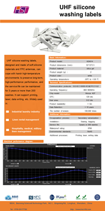 Silicone haute température 860-960MHz RFID UHF Mini étiquette étiquettes de lavage de linge avec étiquette intelligente de gestion de <span class=keywords><strong>location</strong></span> de linge - Product Image 6