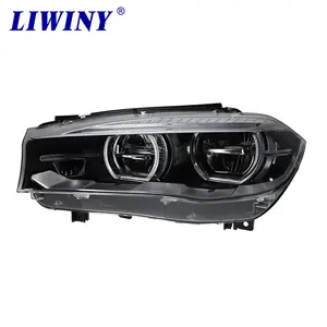 Liwiny LED 헤드 라이트 X5 2010-2014 F15 크세논 헤드 라이트 업그레이드 전체 LED 헤드 라이트 수정 F15 수정 LED 헤드 램프