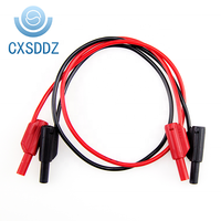 CXSDDZ-S404 Câbles de test de sécurité à fiche banane, conducteur en cuivre empilable, isolation PVC, 100 cm, 1000 V, non blindés