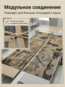 <span class=keywords><strong>Filet</strong></span> <span class=keywords><strong>de</strong></span> <span class=keywords><strong>camouflage</strong></span> désertique robuste et modulable, en tissu résistant aux UV, au vent et au <span class=keywords><strong>sable</strong></span>, couverture anti-drone et anti-infrarouge pour grandes surfaces - Product Image 3