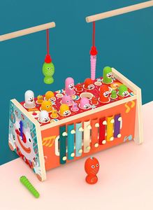 Juego de Juguetes de Madera Multifuncional con Temática de Circo para Niños en Etapa de Desarrollo Temprano, con Martillo para Golpear y Apretar - Product Image 3