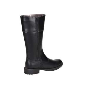 Stivali da ragazza Ferre FB-273 neri in pelle a metà polpaccio - Product Image 5