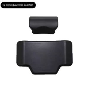 Caja trasera cuadrada de 45 litros con respaldo para coche eléctrico y accesorio de motocicleta, maletero para vehículos - Product Image 5