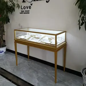 高端珠宝店展示柜古董玻璃饰品展示柜带锁