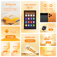 Tablette Android 14 personnalisée de 10,1 pouces, 64 Go, 1280*800, Octa Core, tablette Android commerciale de 10,1 pouces avec carte SIM