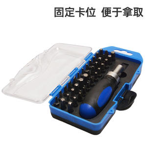 ชุดไขควงความแม่นยำสูง 37 ชิ้น ขนาด 6.35 มม. ชุดดอกไขควงเหล็กโครเมี่ยมวาเนเดียม สำหรับเครื่องมือซ่อมแซมในครัวเรือน - Product Image 3