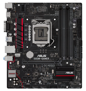 Bon prix, carte mère B85M-<span class=keywords><strong>GAMER</strong></span> d'occasion, LGA 1150, quatre emplacements DDR3, chipset Intel B85, 32 Go, USB3.0, SATA, <span class=keywords><strong>PC</strong></span> de bureau - Product Image 1