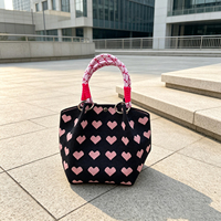 Bolso Tote Tejido con Doble Asa, Estilo Versátil para Llevar al Hombro, Bolso de Mano con Cierre Magnético para Atuendos Casuales de Calle y Fin de Semana