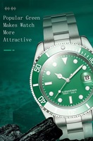 Nouvelle Montre Mécanique Ronde Sportive Style Antique pour Hommes, Vente en Gros, Affichage Lumineux de la Date, Réserve de Marche, Tourbillon Automatique