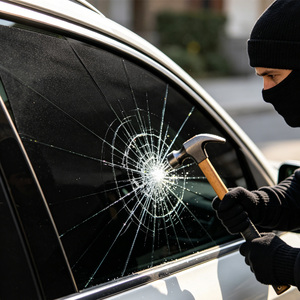 Película de Seguridad para Ventanas de Auto, Negra, de Alta Resistencia, 8mil de Grosor, Anti-Rotura, Bloqueo UV, Privacidad, a Prueba de Explosiones, Tinte para Vidrios de Auto - Product Image 1