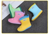 Icebear-bottes de pluie pour enfants, souliers imperméables en 3D, motif chat, motif grenouille, animal, bon marché, pour garçons et filles