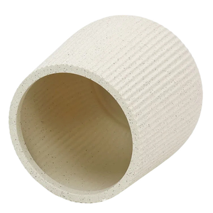 Fleid Modern Contemporary Polyethylene <b>Plastic</b> Floor Vase-Lightweight Durable Wide Mouth Unbreakable Eco-Friendly Fade Resistant - Product Image 5