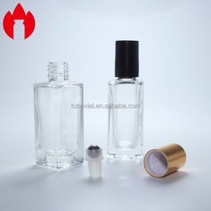 10ml Rỗng rõ ràng vuông mỹ phẩm tinh dầu cuộn trên chai thủy tinh lọ - Product Image 4