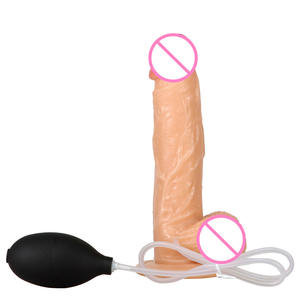 Dildo réaliste souple de 8 pouces avec ventouse et fonction de pulvérisation d'eau - Product Image 1