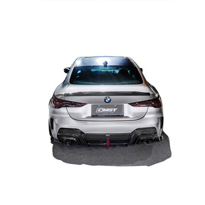 Kit carrozzeria stile CMST per <span class=keywords><strong>BMW</strong></span> serie 4 <span class=keywords><strong>G22</strong></span> paraurti anteriore diffusore posteriore Spoiler minigonne laterali cappa passaruota lifting - Product Image 2