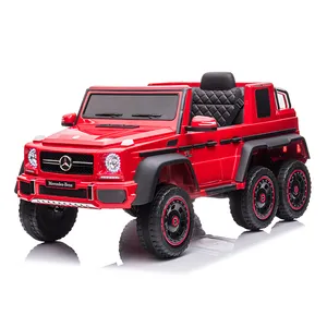 Licensed Mercedes-Benz G63 AMG 6X6 kids electric car 2 steater children ride on toy battery powered ride on truck for kids