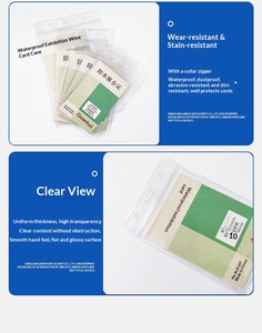 Nouveau porte-cartes professionnel en PVC, étanche et transparent, multi-tailles, pour étudiants, badges d'employés et <span class=keywords><strong>permis</strong></span> de travail de bureau - Product Image 6