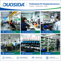 Conector de Vehículo AC Tipo 1 DUOSIDA 16A 32A 40A 50A NEMA3S Pistola de Carga para Vehículos Eléctricos 68000 ㎡   Suministro de Fábrica