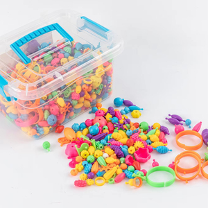 Pop Beads <b>Girls</b> Jewelry Making <b>Kit</b> <b>Girl</b> Playing <b>Kit</b> Diy Kids Toys, Kids Educational Toys, <b>Craft</b> <b>Kit</b> <b>for</b> Kids - Product Image 1
