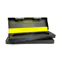 Emballage de produit haut de gamme personnalisé, boîte cadeau rigide, insert en mousse de précision pour kits de fumeurs, ensembles d'outils, avec impression en relief