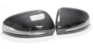สำหรับเมอร์เซเดส ซี อี เอส ซีแอลเอส GLC GLA GLB คลาส W205 คาร์บอนไฟเบอร์เปลี่ยนฝาครอบกระจกมองหลังสีดำ - Product Image 3
