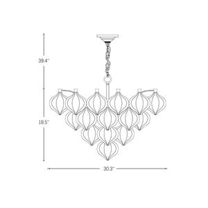 Lámpara Decorativa de Diseño de Lujo para Sala de Estar, Hotel o Casa, Estilo Villa, con Bolas de Cristal Transparentes Simples, para Pasillo o Vestíbulo - Product Image 5