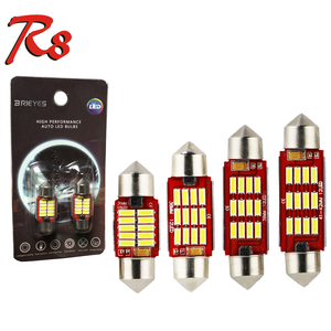 Ampoules LED de haute qualité pour éclairage intérieur de voiture, type C5W Festoon T10-31/36/39/41/44mm, Audi 2002-2016, 12V - Product Image 1