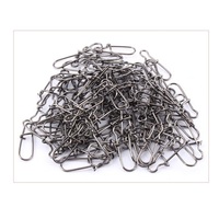 Kualitas Tinggi Tahan Lama 100pcs/Kantong Rolling Stainless Steel Safety Snap Fishing Swivels Connectors Gear Accessories Lure Fishing