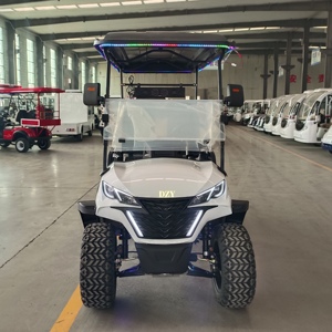 Dzy OEM Bán Buôn 4 + 2 6 Chỗ Ngồi Điện Tiện Ích Golf Giỏ Hàng Nâng Golf Giỏ Hàng 4 Bánh Xe Đĩa Phanh Golf Giỏ Hàng - Product Image 4