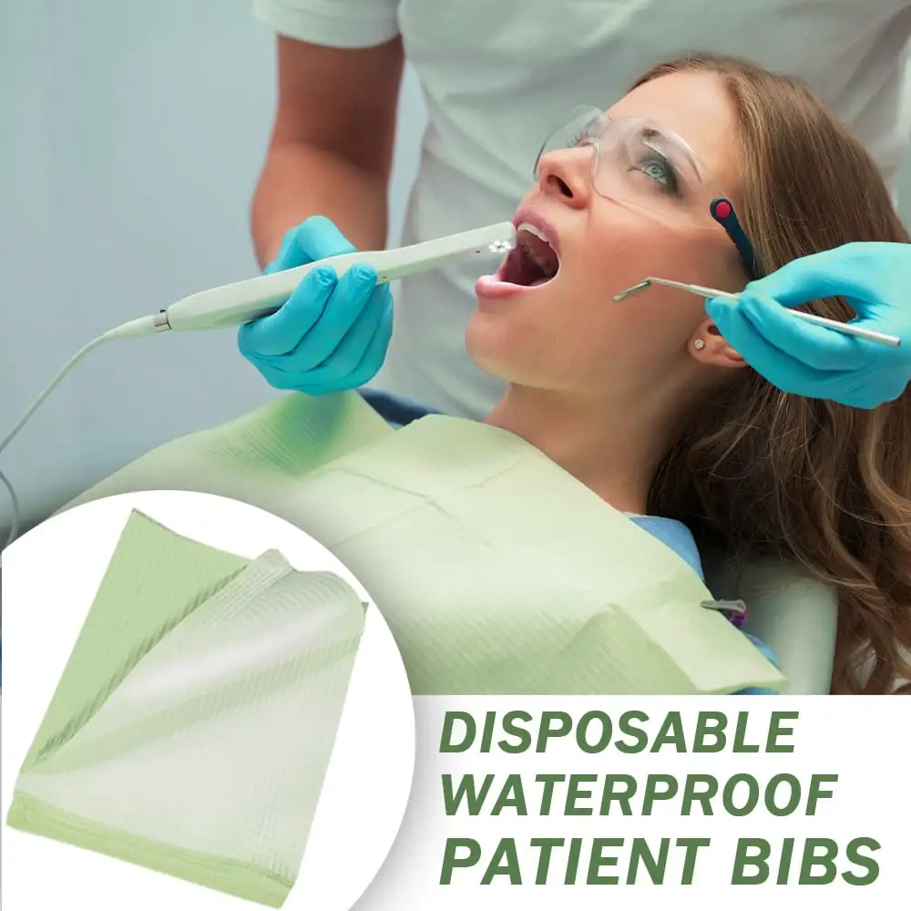 Penjualan Laris Bib Dental Sekali Pakai Medis Oto Dental Tahan Air