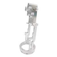 Cadre en alliage d'aluminium Ballwey argenté, usinage CNC 5 axes de précision, 90x150mm, certifié ISO9001, usinage OEM/ODM accepté