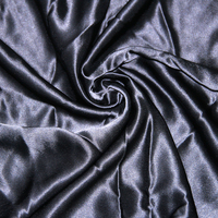 Tissu satiné en triacétate véritable, aspect soie, 100% acétate, extensible, brillant, de couleur vive, respectueux de l'environnement, pour robes de femmes