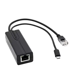 10/100Mbps Standard Micro USB Port 48V To 5V POE Splitter