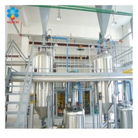 Ligne de production d'huile complète entièrement automatique Machine d'extraction par solvant d'huile de son de riz Usine multiple de raffinage d'huile comestible