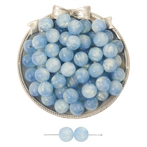 Perles en résine pour la fabrication de bijoux Perles de cristal rondes de 8mm Bracelet faisant démarreur de perles pour cadeaux d'anniversaire de vacances - Product Image 6