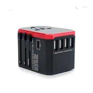 Universal travel adapter international wall socket 18W 33W PD quick charger usb multi plug adaptor