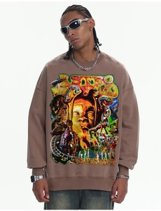 Sweat-shirt personnalisable <span class=keywords><strong>style</strong></span> <span class=keywords><strong>Travis</strong></span> <span class=keywords><strong>Scott</strong></span>, coupe ajustée, automne-hiver, rétro américain, épais, épaules tombantes, unisexe, pour couple - Product Image 5