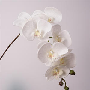 Fleurs d'orchidées artificielles de haute qualité, orchidées au toucher réel, fleurs artificielles, tiges d'orchidées <span class=keywords><strong>Cymbidium</strong></span> pour la décoration de mariage et de la maison - Product Image 2