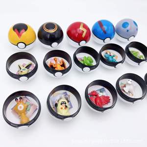 Cápsula de Juguete Pokeball de Anime de PVC de 7 cm con Figuras de <span class=keywords><strong>Pikachu</strong></span>, Psyduck y Eevee, Lindo Regalo Coleccionable para Niños - Product Image 3